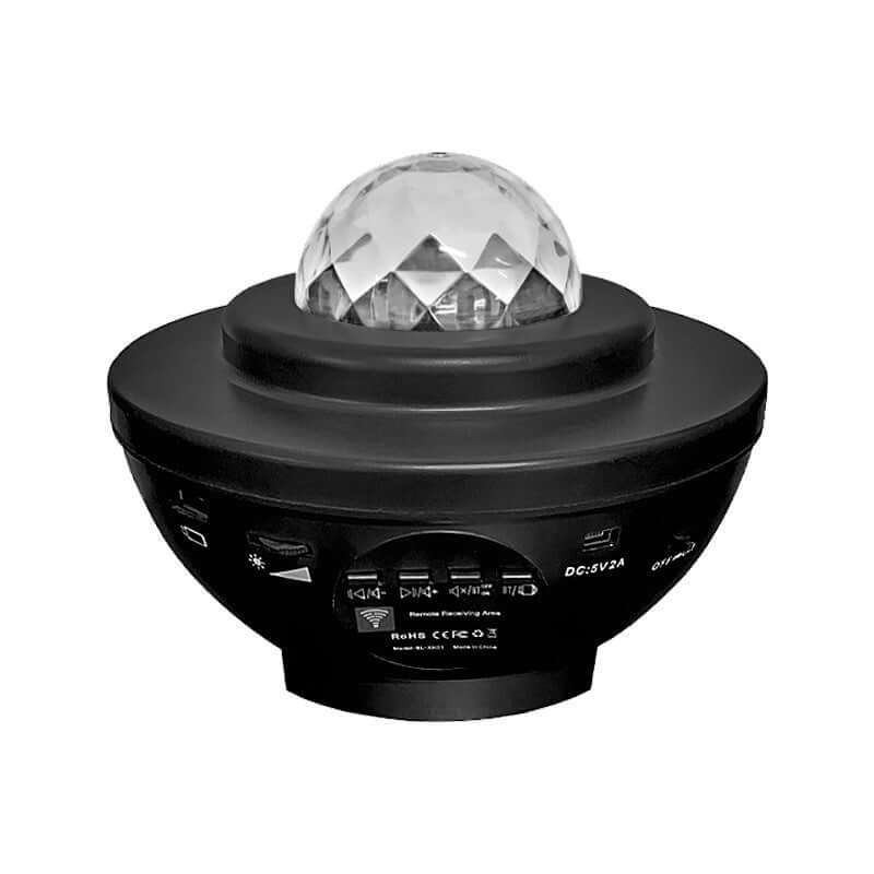 Overview: 1. The full-color music starry sky projector lamp brings the indoor galaxy and the stunning aurora starry sky performance. 2. The latest stellar projector can instantly project drifting stars onto the blue nebula, with 10 colors of 360° rotating