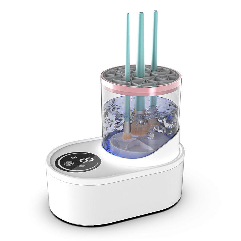 Makeup Brush Cleaner with Drying & Disinfecting Chamber