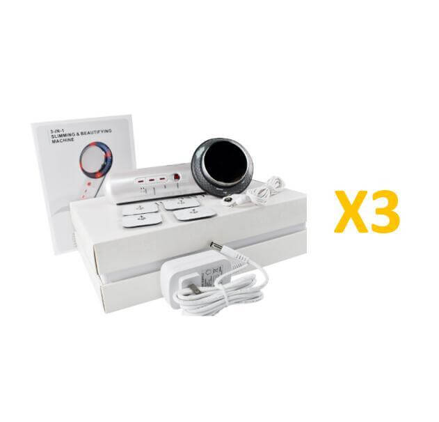 Overview: EMS + Infrared + Ultrasonic The ultrasonic wave massage can burst the fat and tighten your skin with no rebounce. The infrared ray can restore the elasticity and active the cells more thoroughly. 5 Modes of EMS (Tapping, Massage, Knead, Scrappin