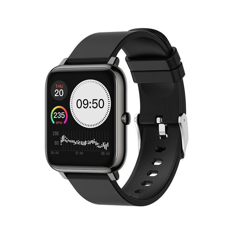 Screen: IPS color screen Resolution: 240 240 Bluetooth version: BLE 4.0 Memory: 32M Battery capacity: 180 mAh PPG chip: HRS 3300 Sensor: Three-axis gravity sensor System requirements "Android 4.4 and above, iOS9.0 and above, support Bluetooth 4.0