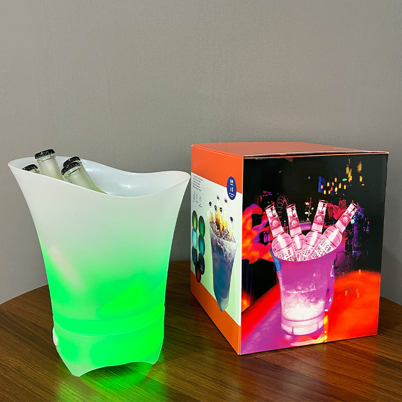 Luminous Ice Bucket with Bluetooth Speaker