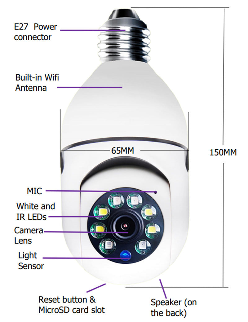 WiFi Camera | 4X Zoom for Crystal Clear Shots