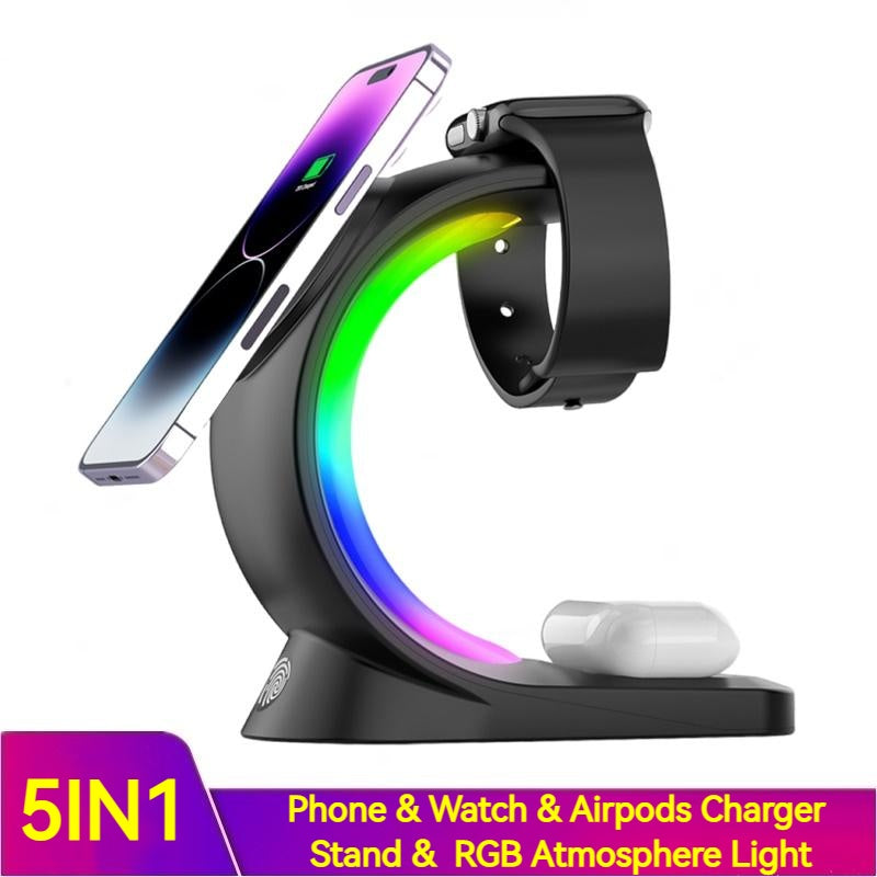4 In 1 Magnetic Wireless Charger | Fast & Convenient Charging