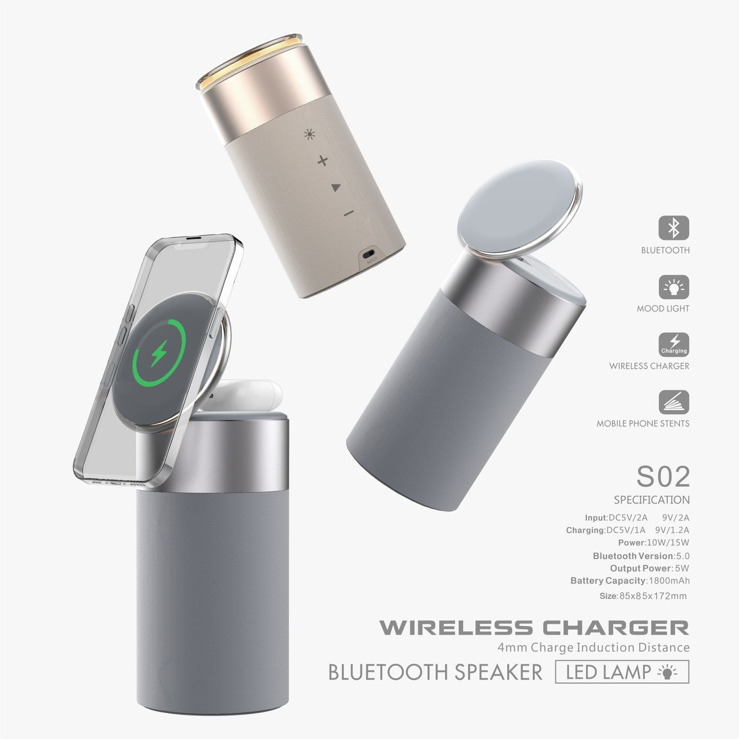 Multi-Function iPhone & AirPods Charger | Wireless Speaker