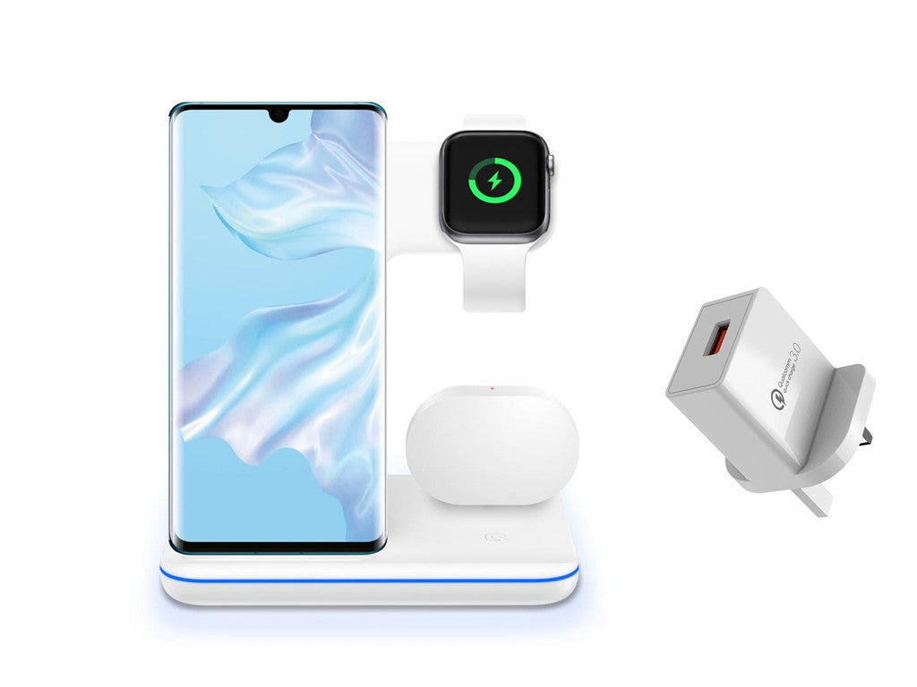 3 In 1 Wireless Charger Stand | Fast Charging Convenience