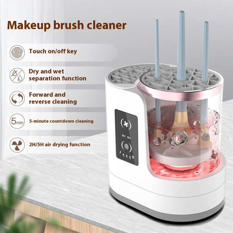 Makeup Brush Cleaner with Drying & Disinfecting Chamber