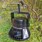 Solar LED Tent Fan | Rechargeable Outdoor Fan with Light & USB Charger