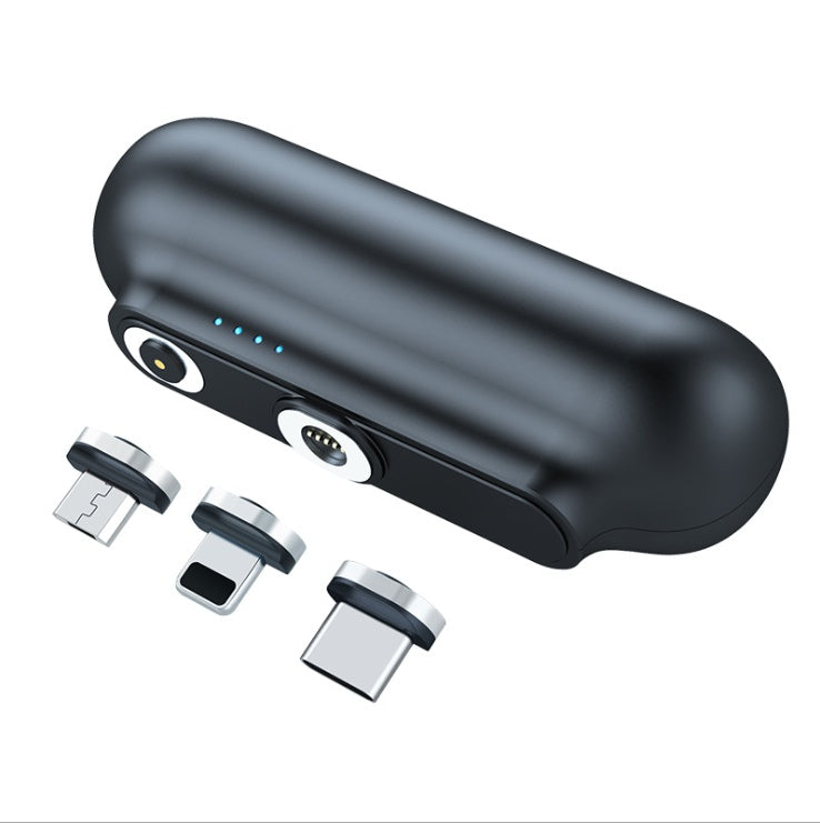 Note： Non-Apple branded products,Compatible with iPhone models Input voltage of circular magnetic suction head :5VDC Input current of circular magnetic suction head: 1.2a Output range: Type-c/apple/android output voltage :4.75-5.25VDC Type-c/apple/android