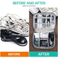 【DIY COMPARTMENT】- - There are three removable padded dividers with velcro in the bottom of the cable case, you can DIY them to separate the one bottom space into several compartments, fitting accessories of different sizes, and keeping all your electroni
