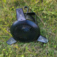 Solar LED Tent Fan | Rechargeable Outdoor Fan with Light & USB Charger