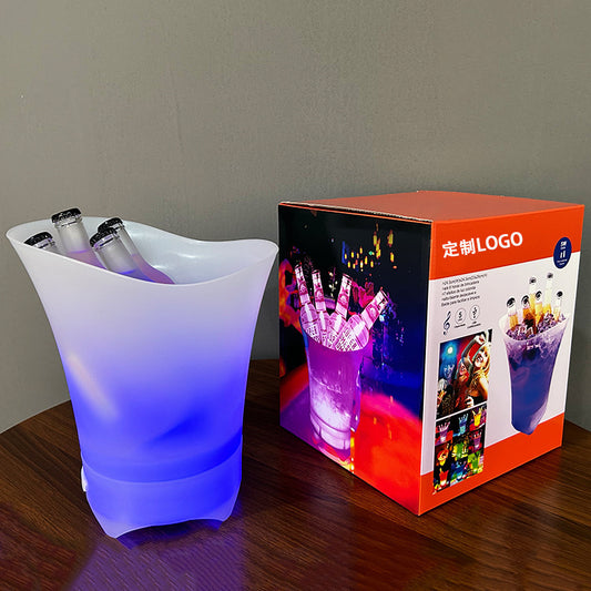 Luminous Ice Bucket with Bluetooth Speaker